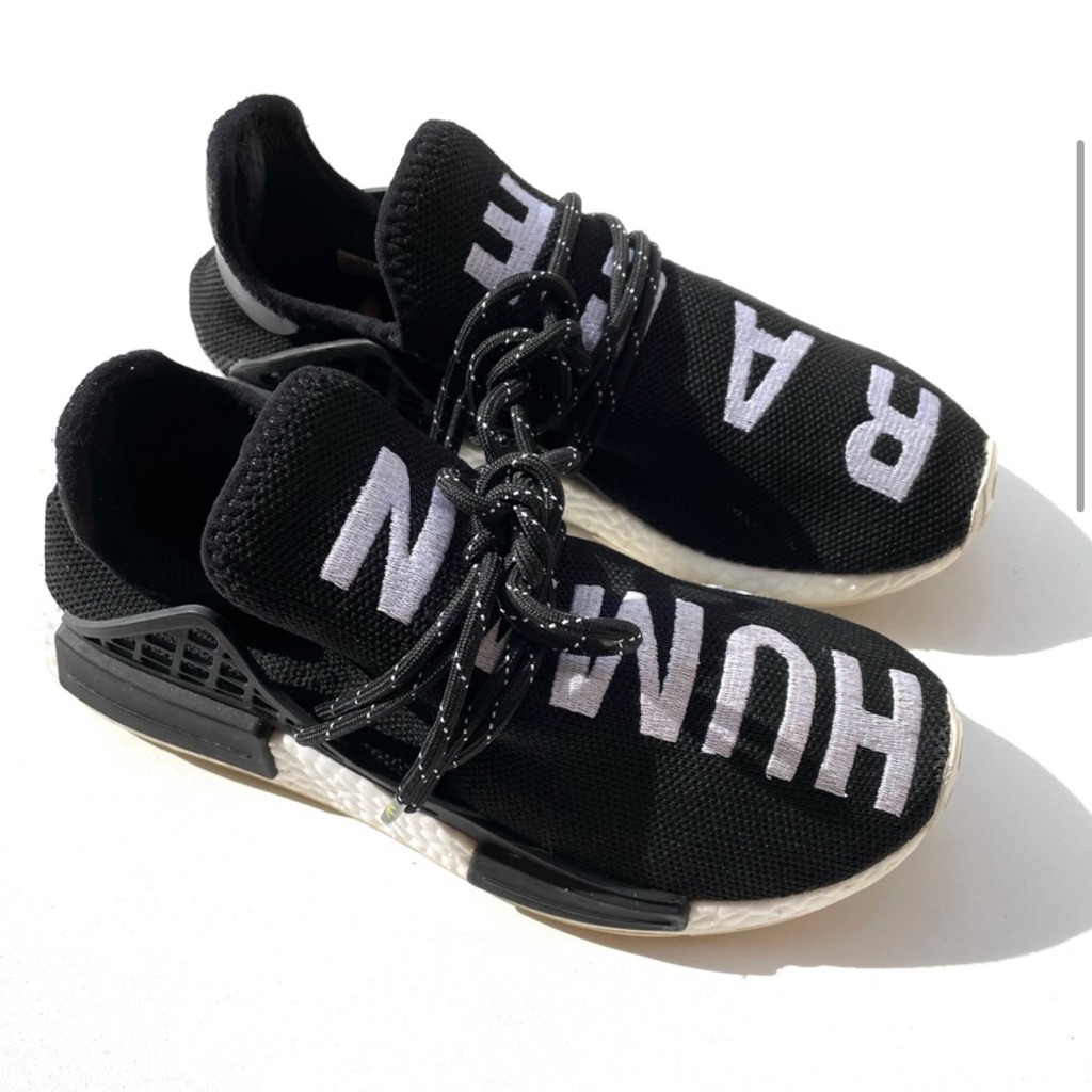 Human Race Adidas Boost Nmd Black 9.5 Women 7.5 Men